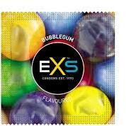 EXS Condoms 100 Prezervative Latex cu Aroma Bubblegum