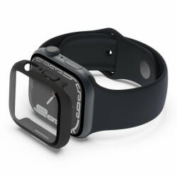 Belkin SCREENFORCE TemperedCurve 2-in-1 kijelző védő Apple Watch Series 7 - Fekete (OVG004zzBK-REV)