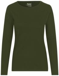 Neutral Tricou cu mânecă lungă pentru femei din bumbac organic Fairtrade - Military | XS (NE-O81050-1000133604)