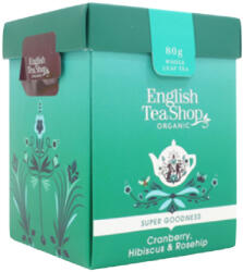 English Tea Shop ETS Áfonya-hibiszkusz-csipkebogyó szálas bio tea 80g