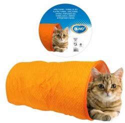 Duvo+ Kúszó alagút macskáknak narancssárga + 50 x 25 x 25 x 25 cm