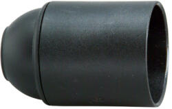 Kopp Izzólámpa foglalat pattintós lengő E27 dugaszolható műanyag fekete Kopp (210515000)