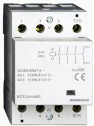 Schrack BZ326444ME sorbeépíthető mágneskapcsoló 63A, 4z, 230V, AC, 3KE