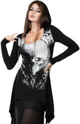 KILLSTAR Tricou cu mânecă lungă pentru femei (tunică) KILLSTAR - Lone Spirits - Negru - KSRA009486