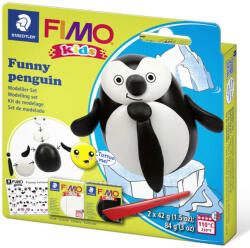 FIMO kreatív süthető gyurma készlet - 2 x 42 g, vicces pingvin