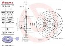 BREMBO Disc frana BREMBO 09. D209.1X