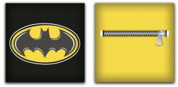 Batman párna, díszpárna levehető huzattal 35x35 cm Velúr (AYM072761) - mesesajandek