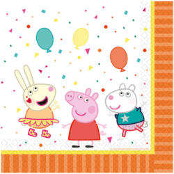 Peppa Pig Confetti szalvéta 16 db-os 33x33 cm (DPA9906331) - mesesajandek
