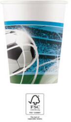 Focis Soccer Fans papír pohár 8 db-os 200 ml FSC (PNN93746) - mesesajandek