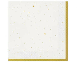 Arany Gold Celebrate szalvéta 20 db-os 33x33 cm (MLG167849) - mesesajandek