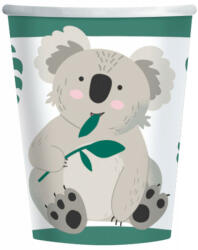 Koala Eucalyptus papír pohár 8 db-os 250 ml (DPA990860066) - mesesajandek