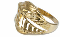 Ékszershop Vésett mattított arany gyűrű (1235674)