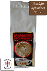 Manaresi Caffé Manaresi Decaffeinato kézműves koffeinmentes szemes kávé 250 g