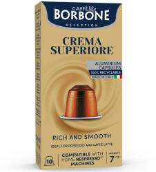 Caffè Borbone Caffé Borbone Crema Superiore alumínium Nespresso kaspzula 10 db