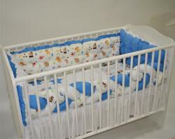 Bebe Design Set lenjerie patut bebe cu impletitura 120x60 cu 6 piese caprioare cappucino