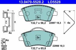 ATE set placute frana, frana disc ATE Ceramic 13.0470-5528.2 (13.0470-5528.2)
