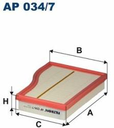 FILTRON Filtru aer FILTRON AP 034/7 (AP 034/7) - automobilus