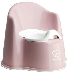 BabyBjörn - Olita cu protectie spate Pottty Chair Powder Pink (055264A) - drool Olita