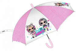  LOL Surprise gyerek félautomata átlátszó esernyő Ø74 cm (lol-55444)