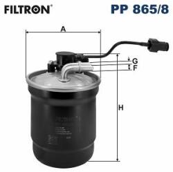 FILTRON filtru combustibil FILTRON PP 865/8 (PP 865/8) - automobilus