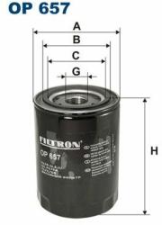 FILTRON Filtru ulei FILTRON OP 657 (OP 657) - automobilus