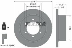 TEXTAR Disc frana TEXTAR 92093100 (92093100)