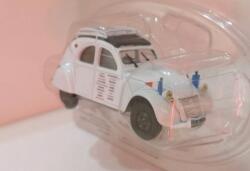 Norev Citroen 2 Cv Alb Cu Steag1/43 (12199)
