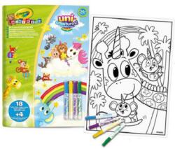 Crayola Mini Kids maxi kifestő és filctoll készlet - Állatkornis (25-1045)