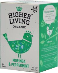 Higher Living Moringa si menta 15 plicuri