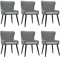 vidaXL 6 buc gri deschis 278813