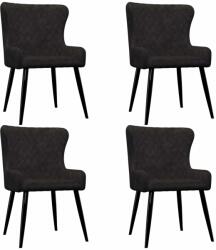 vidaXL 4 buc negru 279167