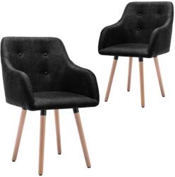 vidaXL 2 buc negru 322987