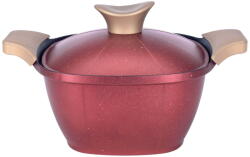 NEOKLIEN Neoklein Oala patrata cu capac 24cm, Rosu (SCS24-Red)