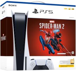 Sony Playstation 5 Disc + Joc Marvel Spider-Man 2, Consola de jocuri PS5, 825GB (CFI-1216A_SM2)