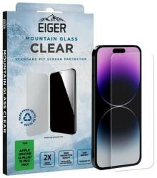 Eiger Folie Eiger Sticla 2.5D Mountain Glass pentru Apple iPhone 15 Plus / 15 Pro Max (Trasparent) (EGSP00905)