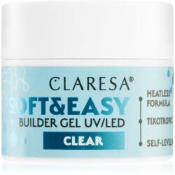 Claresa Soft&Easy Builder Gel gel de bază pentru unghii culoare Clear 12 g