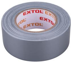 EXTOL PREMIUM ragasztószalag textiles, szürke, 50mm×50m (hobby szalag / duckt tape) - MBL 8856312 (MBL 8856312)