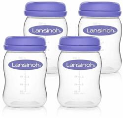Lansinoh Breastmilk Storage Bottles élelmiszer-tartósító tárolók 4x160 ml