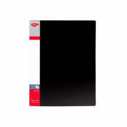 Daco Mapa plastic A4 cu 100 de folii MP4100N, Negru (MP4100N)