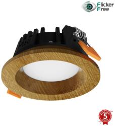 APLED APLED - LED Lámpa RONDO WOODLINE LED/3W/230V 4000K átm. 9 cm tölgy tömör fa AP0171 (AP0171)