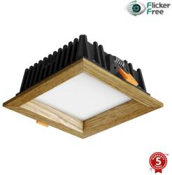 APLED APLED - LED Lámpa SQUARE WOODLINE LED/6W/230V 4000K 12x12 cm tölgy tömör fa AP0197 (AP0197)