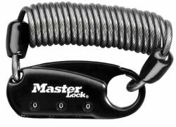 Master Lock 1551EURDBLK karabiner felhúzható kábellel (1551EURDBLK)