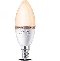 Philips Smart Bec LED inteligent Philips Candle C37, Wi-Fi, Bluetooth, E14, 4.9W (40W), 470 lm, lumina alba (2700-6500K) (000008719514372382)