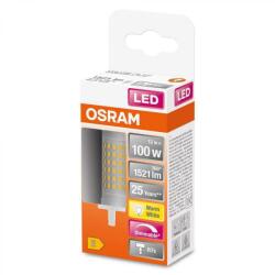 OSRAM Bec LED Osram DIM LINE, R7s, 12W (100W), 1521 lm, lumina calda (2700K), dimabila, 78mm, Ø28mm (000004058075432536) - shoppix