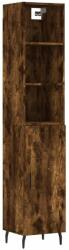 vidaXL Füstös tölgy színű szerelt fa magasszekrény 34, 5x34x180 cm (3189658) - pepita