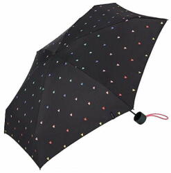 Esprit Női összecsukható esernyő Petito 58693 black rainbow - mall