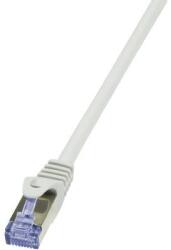 LogiLink RJ45-ös patch kábel, hálózati LAN kábel CAT 7 S/FTP [1x RJ45 dugó - 1x RJ45 dugó] 3 m, szürke LogiLink CQ4062S