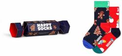 Happy Socks sosete copii Holiday Socks Gift Set culoarea albastru marin 9BY8-LGK02H_99X