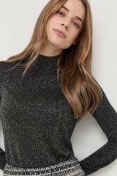 Silvian Heach pulover femei, culoarea negru, light, cu turtleneck MBYX-SWD00W_99X