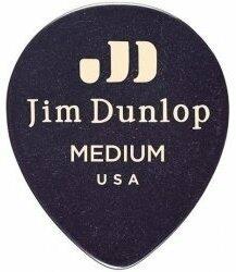 Dunlop 485R-03MD Celluloid Teardrop Black Medium - arkadiahangszer